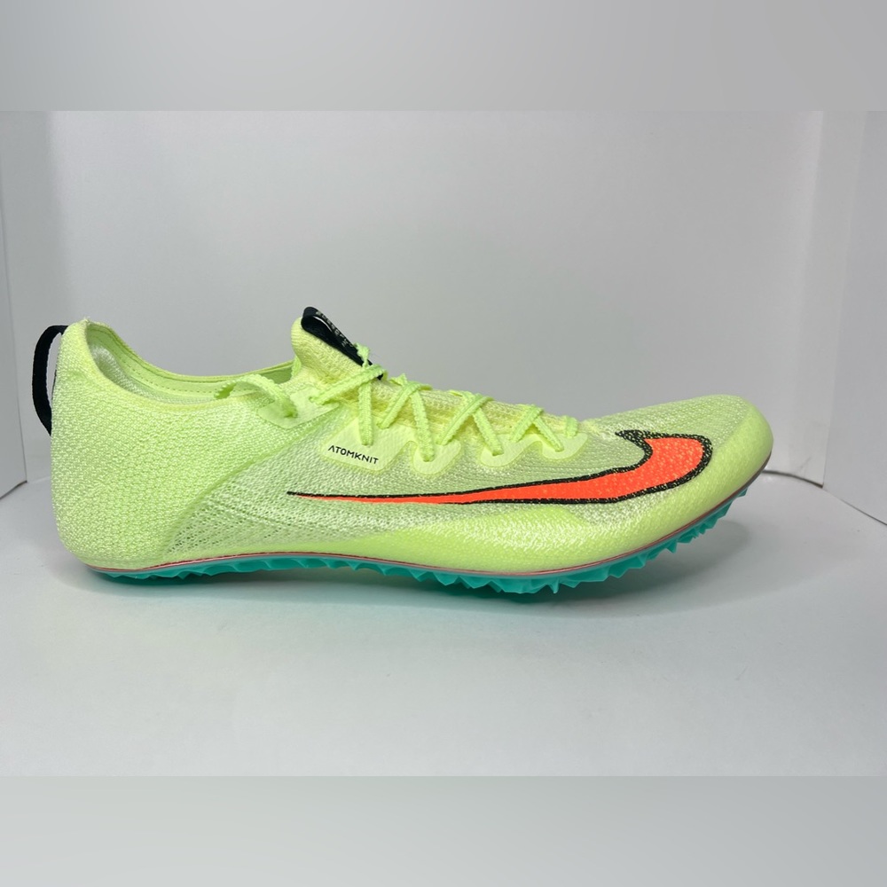 Nike Zoom Superfly Elite 2 Track Spikes Barely Volt CD4382-700 Mens Size 13